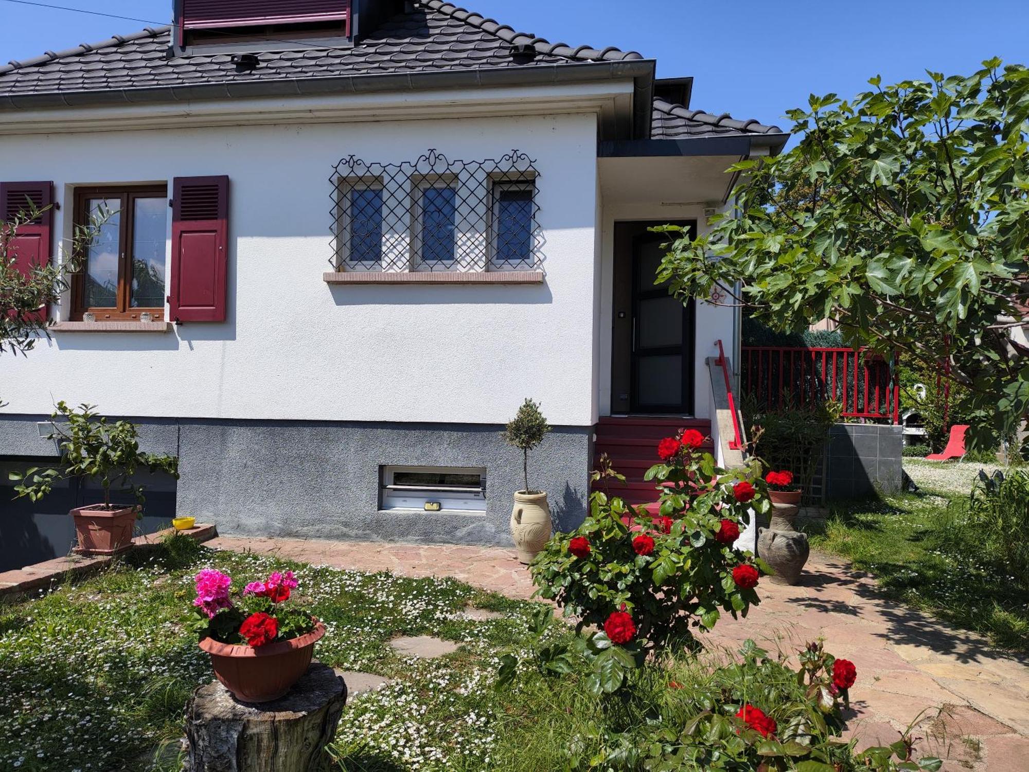 Colmar Room,Chambre Privee Chez L'Habitant,Parking Voiture Devant La Maison,Garage Moto Et Velo Eksteriør bilde